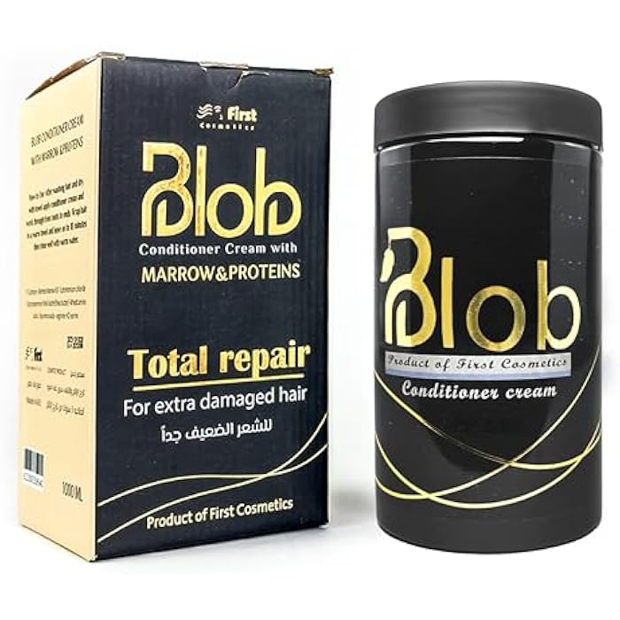 Blob - Hair Conditioner Cream, With Marrow & Proteins, Total Repair & Restore Strength, Shine & Elasticity, 1000 ML - Image 1